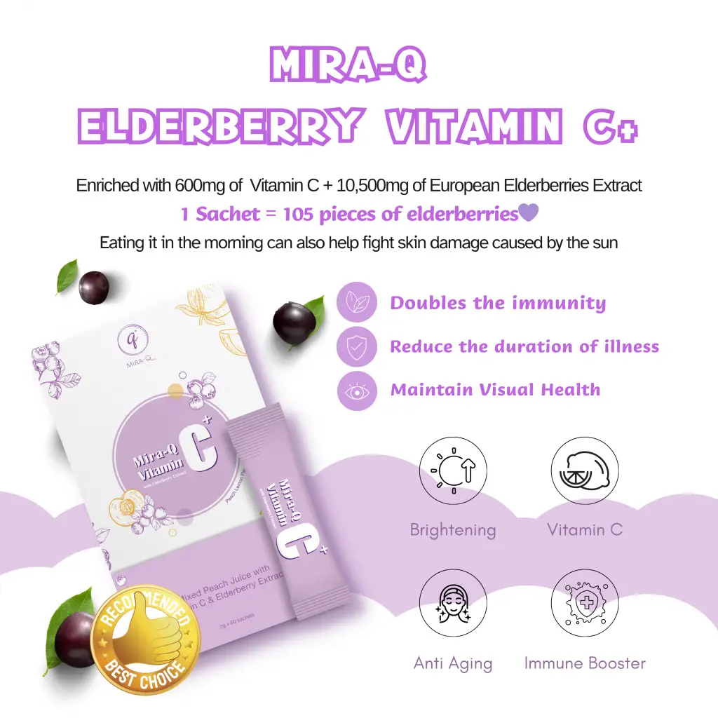 Mira-Q Elderberry Vitamin C Plus