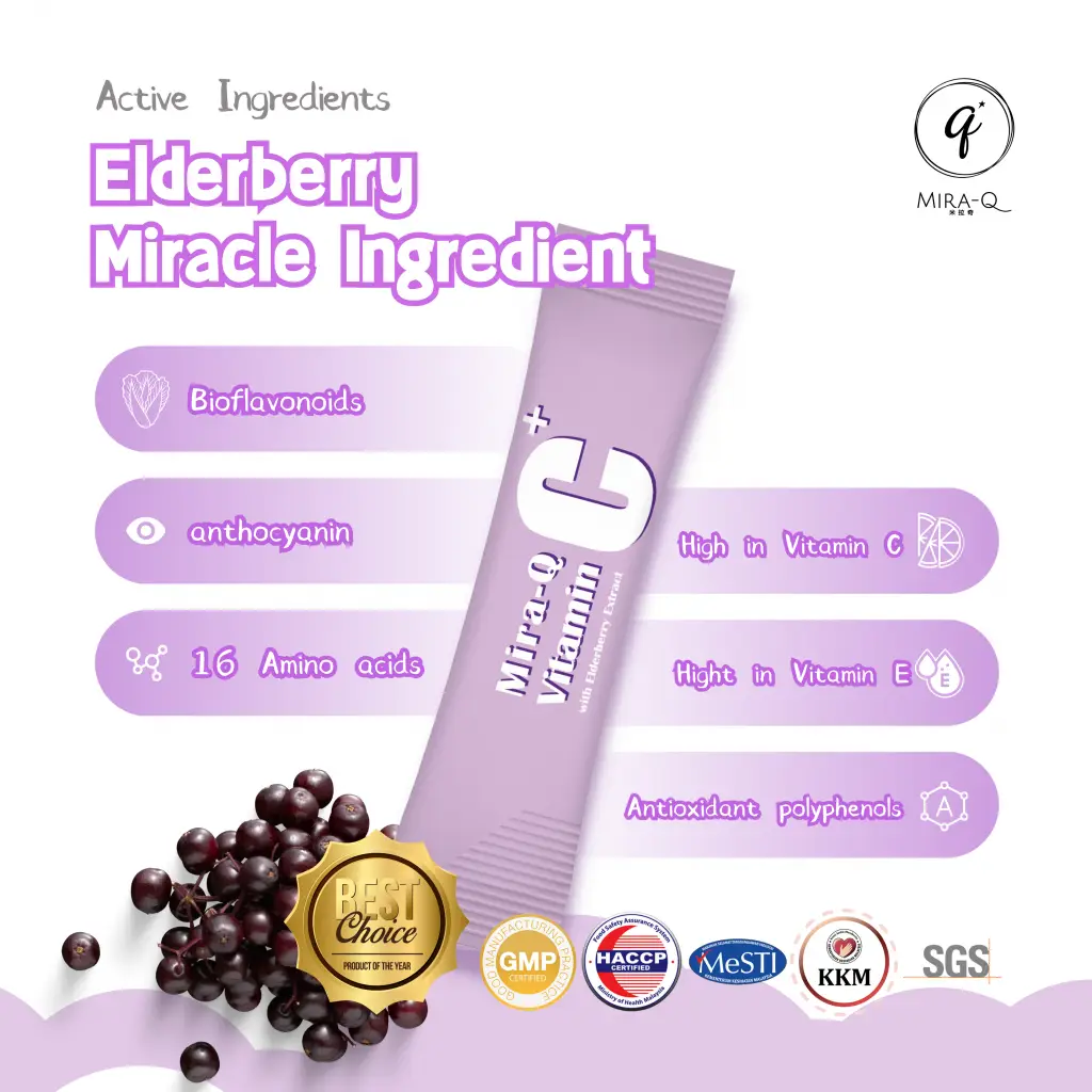 Mira-Q Elderberry Vitamin C Plus