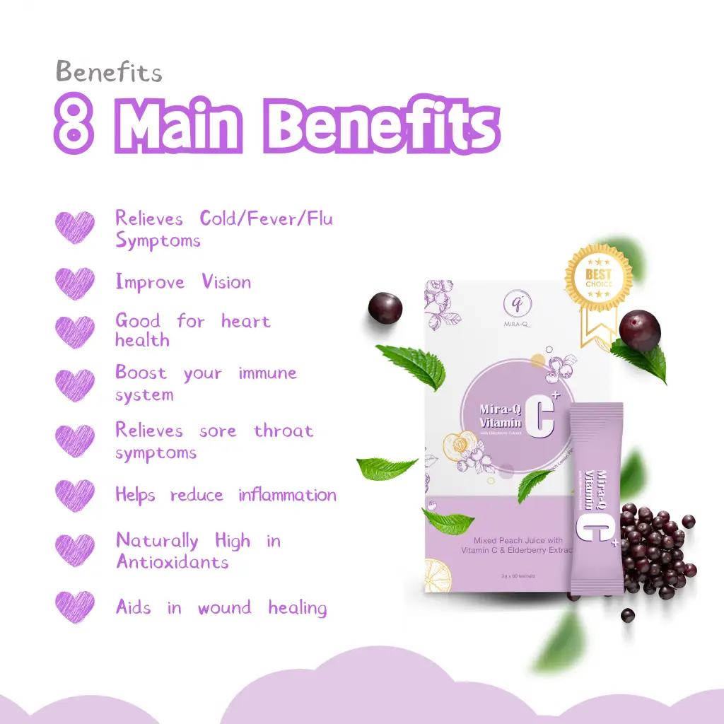 Mira-Q Elderberry Vitamin C Plus