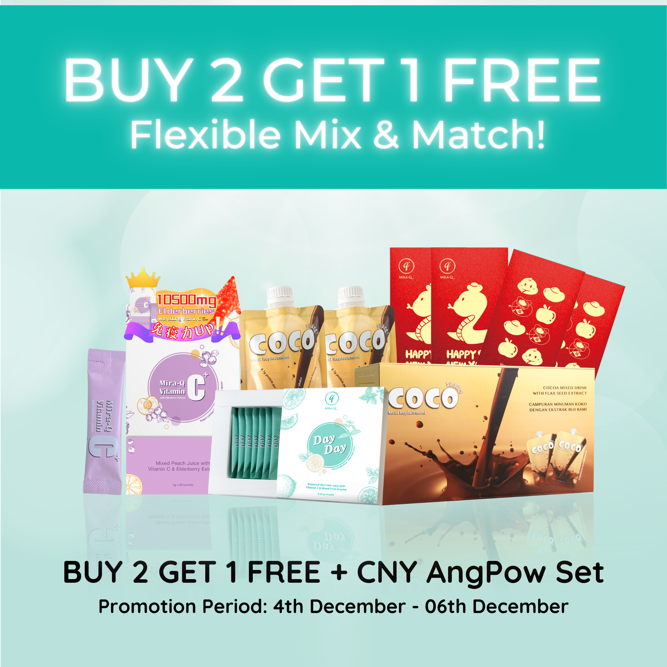 [LIMITED TIME] BUY 2 GET 1 FREE